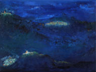 Nacht in den Bergen